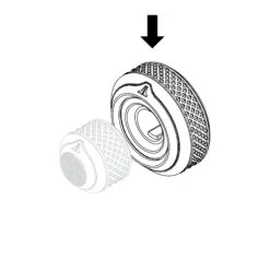 DRC-205-Knob-RP -JL Audio DRC 205 Knobs Both Rear